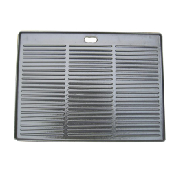BlueTongue BT8SS Cast Iron/Enamel Grill - Double side - Smooth and Ribbed